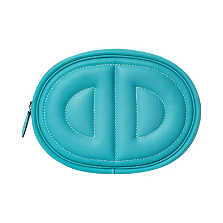 HERMES In The Loop Swift Leather Fanny Pack Women's Macaron Blue-3