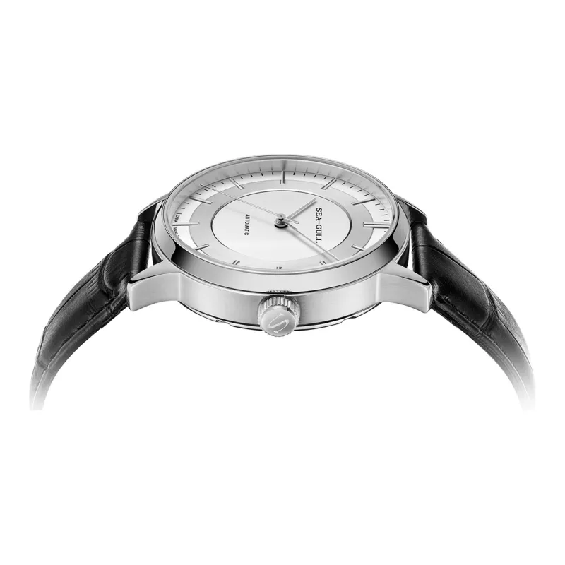Sea Gull National Collection Automatic Mechanical Movement Watch Men's Watches White Dial-2
