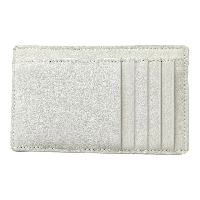 Balenciaga Cow Leather Coin Purse, Card Holder Women's White-1