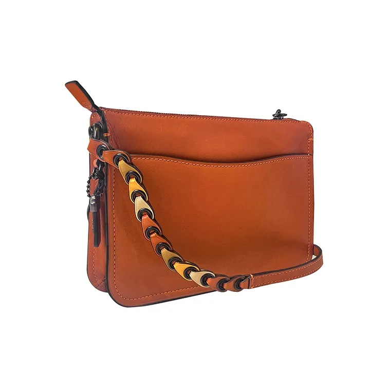 COACH Soho Cow Leather Shoulder Bag Regular Women's Orange-2