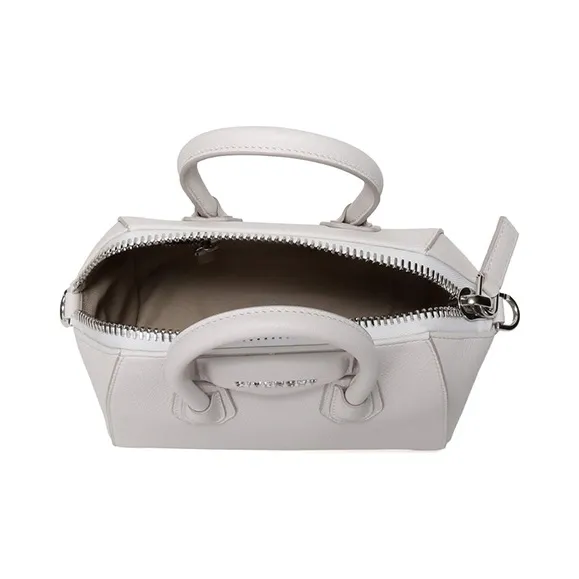 Givenchy Antigona Sheepskin Crossbody Handbag Mini Women's White-5