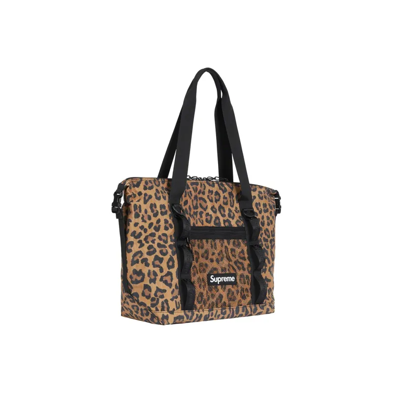 Supreme FW20 Leather Tote Bag, Shopping Bag, Handbag Tubas Unisex Multicolor-12