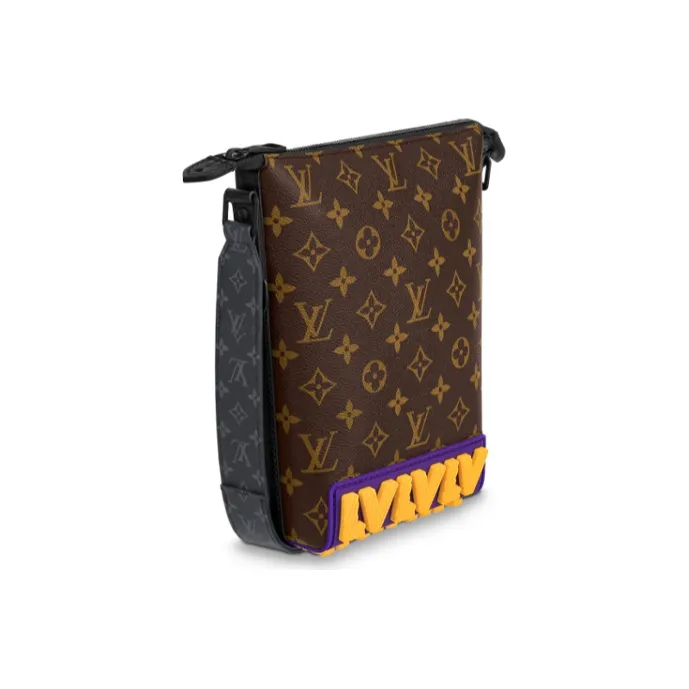 LOUIS VUITTON Cruiser Messenger Bag Monogram/Monogram Eclipse Brown-1
