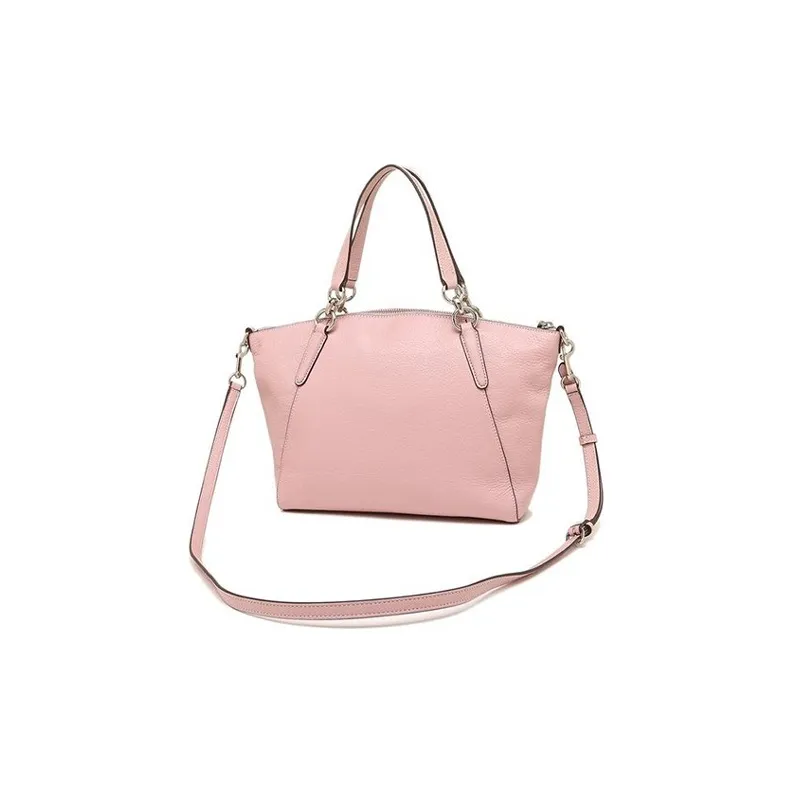 COACH Cow Leather One Shoulder Crossbody Crossbody Bag Dumpling Bag Handbag Large Size Women's Cherry Blossom Pink-2