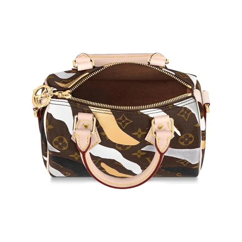 LOUIS VUITTON Lvxlol Speedy Bandouliere Monogram Bb Gold/Silver-3