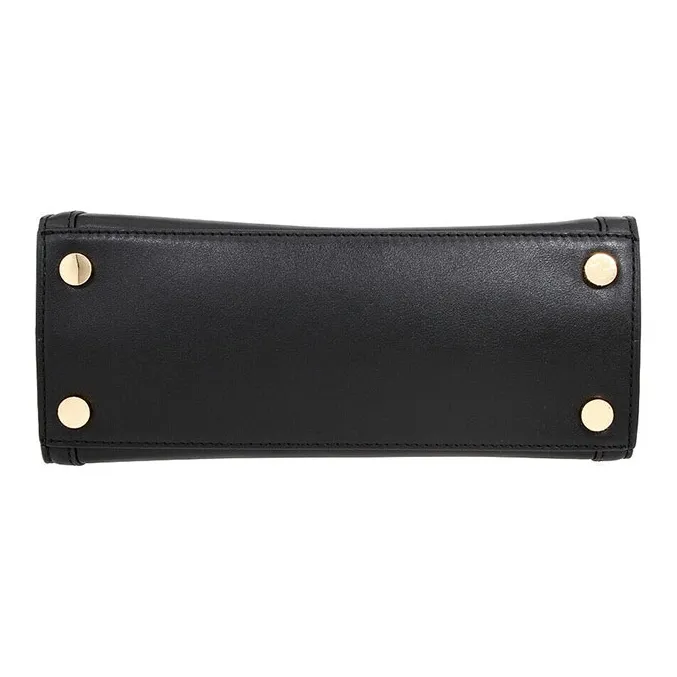 MICHAEL KORS Whitney Cow Leather Handbag Shoulder Bag Crossbody Bag Medium Size Women's Black-3