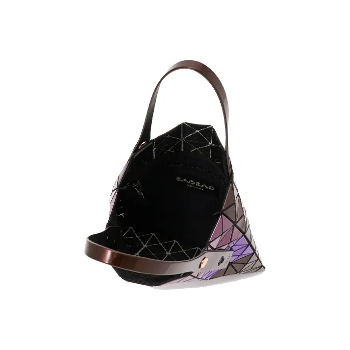 ISSEY MIYAKE Prism PVC Tote Bag Shopping Bag Handbag Shoulder Bag Regular Women's Dark Reddish Purple-2