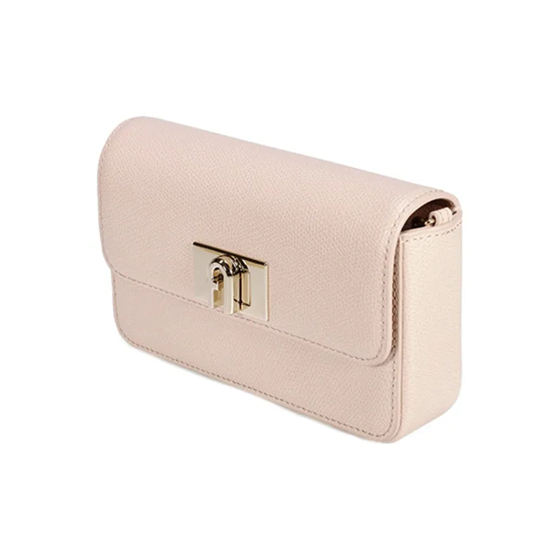 Furla 1927 Collection Leather Crossbody Bags Shoulder Bags Women's Nude Pink-2