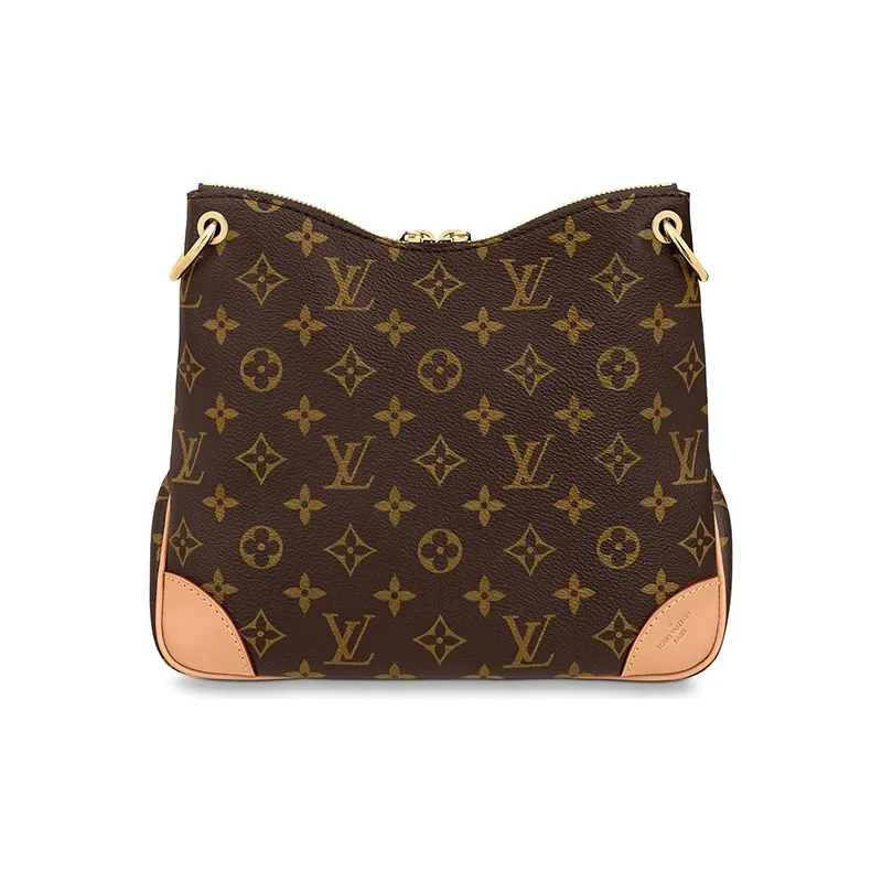 LOUIS VUITTON Odeon Canvas Handbag, Shoulder Bag, Crossbody Bag Trumpets Women's Brown-1