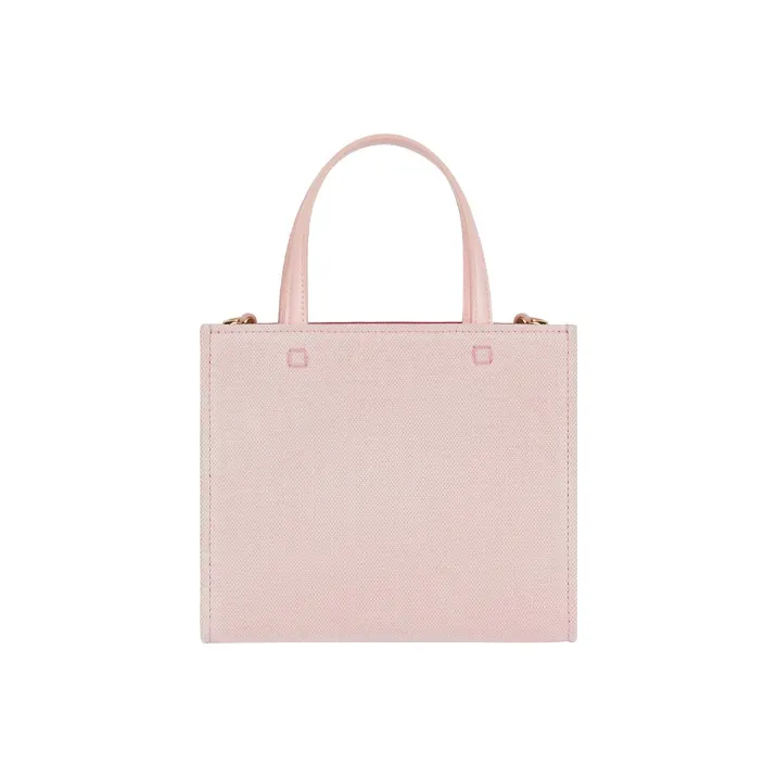 GIVENCHY Cotton Canvas And Linen Canvas Bag Tote Bag Shopping Bag Handbag Shoulder Bag Crossbody Bag Mini Women's Pink-2