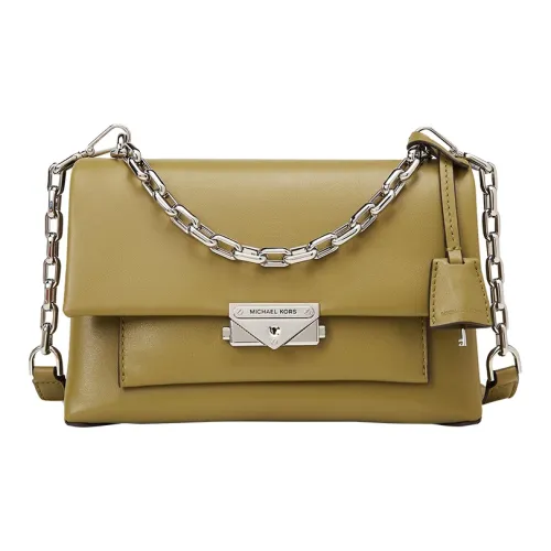 MICHAEL KORS Cece Cow Leather Crossbody Bag Shoulder Bag Women's Light Olive Green