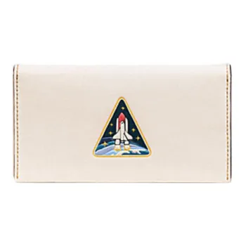 COACH Phone Glove Tanning Cell Phone Pouch Card Holder Wallet Women's White