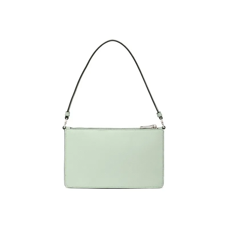 PRADA Saffiano Leather Shoulder Bag, Handbag, Shoulder Bag Women's Green-1