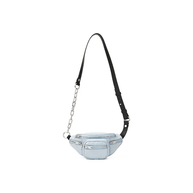 Alexander Wang Attica Leather Shoulder Bag Crossbody Bag Sling Bag Fanny Pack Mini Women's Light Blue-0