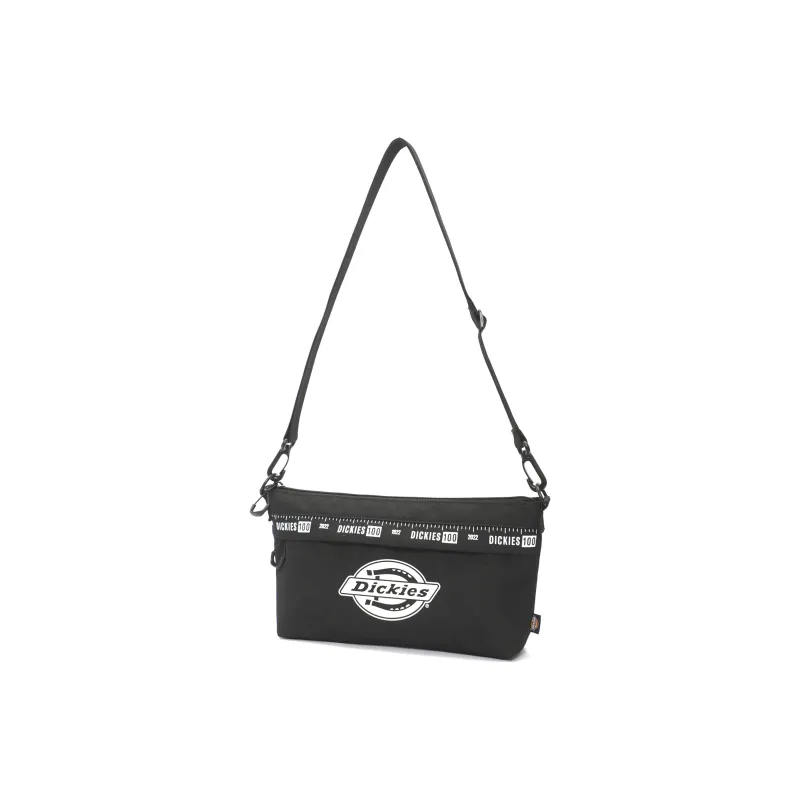 Dickies 100th Anniversary Polyester Shoulder Bag, Crossbody Bag Regular Unisex Black-1