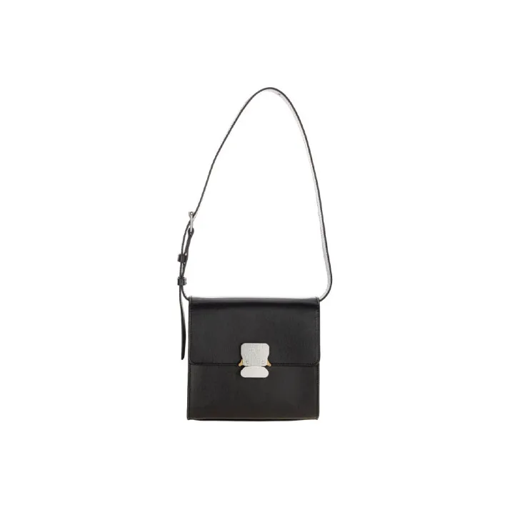 1017 ALYX 9SM Leather Crossbody Bag, Shoulder Bag Women's Black-1