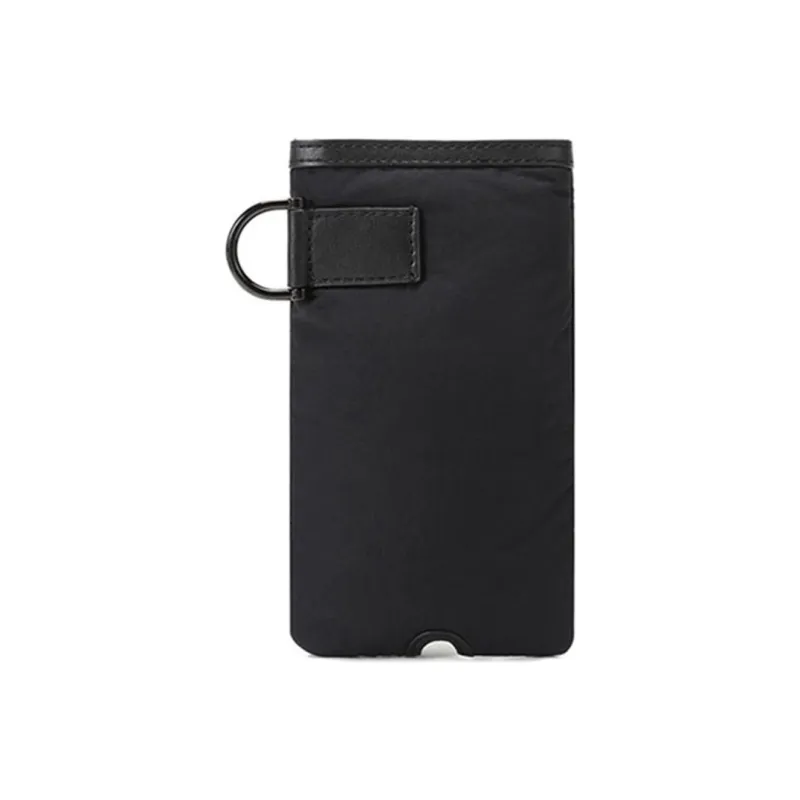 KENZO Fabric Bag Strap Earphone Case Shoulder Bag Cell Phone Pouch Men's Black-3