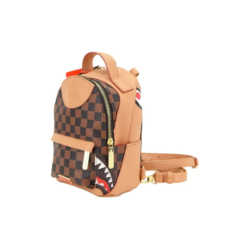 SPRAYGROUND Polyurethane Backpack Regular Unisex Brown-1