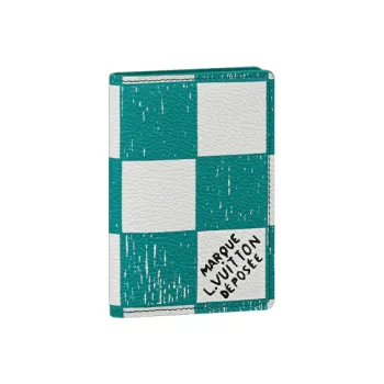 LOUIS VUITTON Pocket Organizer Teal Blue