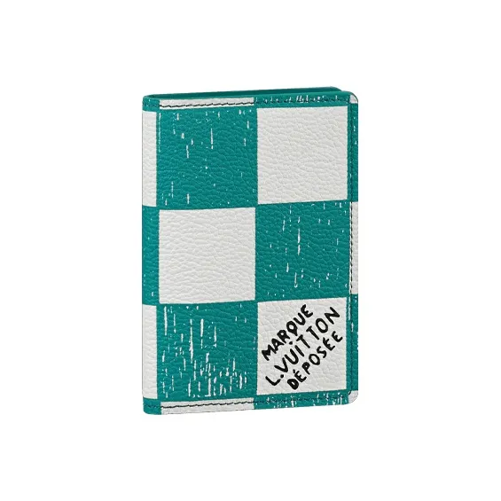 LOUIS VUITTON Pocket Organizer Teal Blue-0