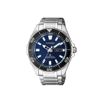 CITIZEN Automatic Mechanical Movement Titanium Strap Watch Men's Watches Blue Dial NY0070-83L