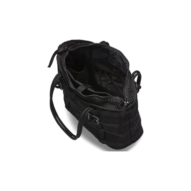 Nike Air Tote Bag Polyester Tote Bag Shopping Bag Shoulder Bags Handbags Regular Unisex Pure Black-3