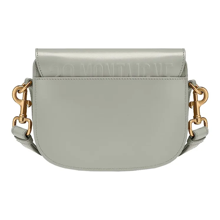 DIOR Bobby Cow Leather Shoulder Bag Crossbody Bag Women's Gray-2