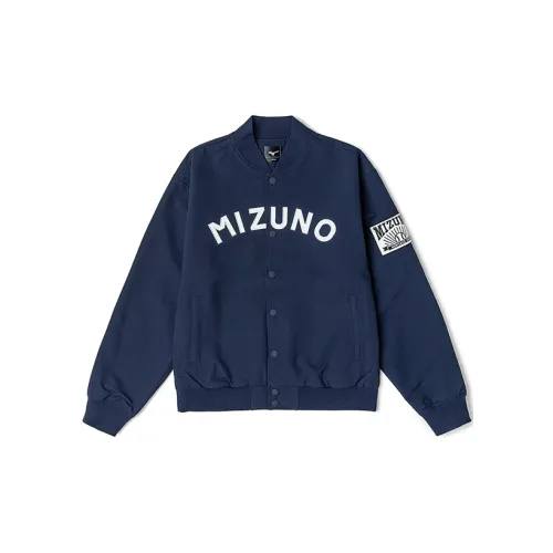 Mizuno Heritage Jacket Unisex Deep Navy Blue