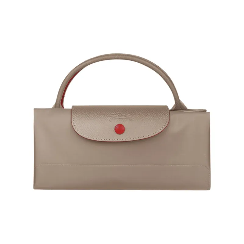 LONGCHAMP Le Pliage Club Polyamide Canvas Handbag Unisex Brown-3