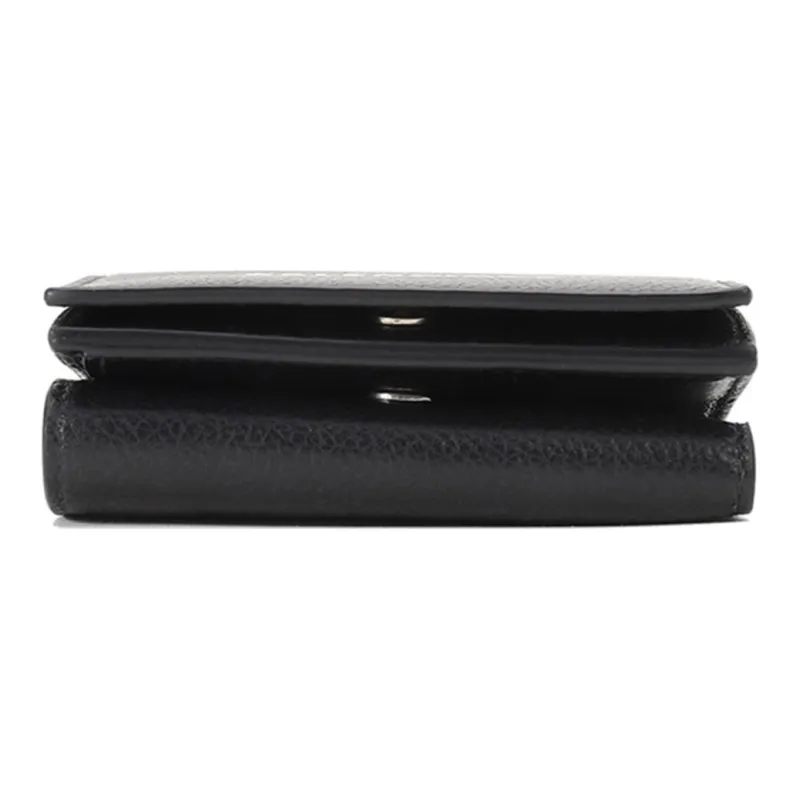 Balenciaga Cash Cow Leather Wallet Mini Men's Black/White-4