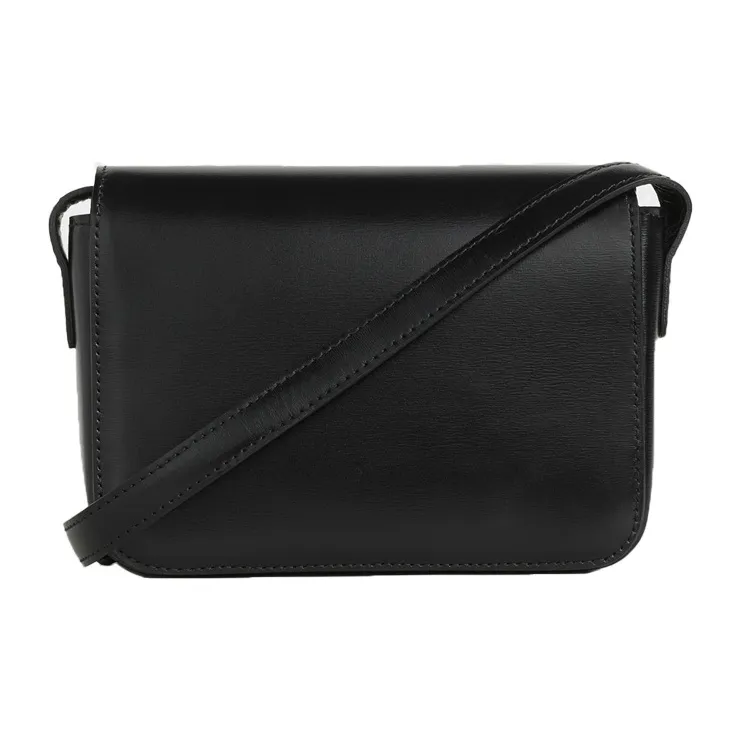 CELINE Triomphe Arc De Triomphe Cow Leather Shoulder Bag Crossbody Bag Extra Mini Women's Black-2