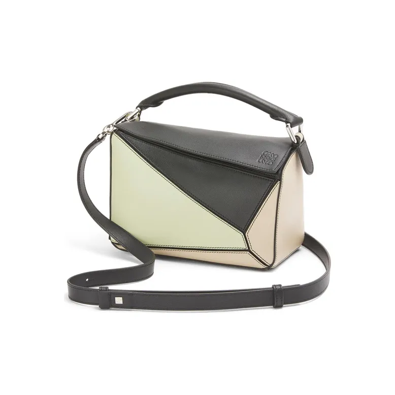 LOEWE Puzzle Cow Leather Handbag Shoulder Bag Crossbody Bag Regular Women's Multicolor-1