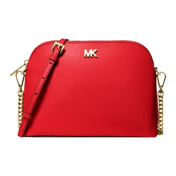 MICHAEL KORS Crossbodies Cow Leather Dome Bag Shoulder Bag Trumpets Women's Bright Red