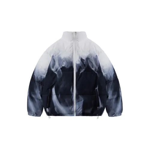 Iconslab X ICONS Lab Puffer Jackets Unisex Gradient White