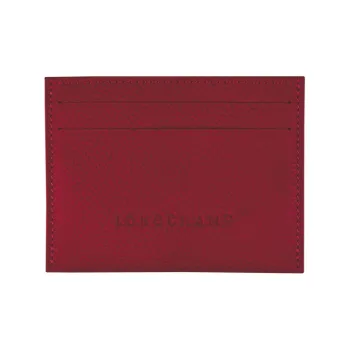 LONGCHAMP Le Foulonné Card Holders Burgundy