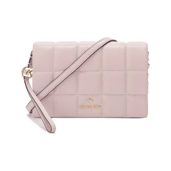 MICHAEL KORS Leather Shoulder Bag, Crossbody Bag Women's Soft Pink