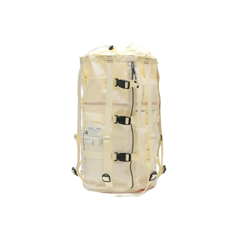 The MAD HATcher Polyamide Bucket Bag Backpack Large Size Unisex Ecru-1