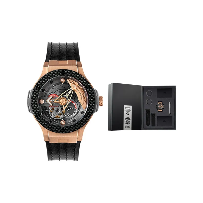 VIXA Racing Automatic Mechanical Movement Men's Watches Watch 43mm Cut-Out Dial VWMP241116-2-0