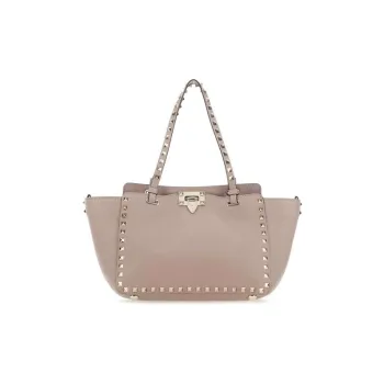 Valentino Calfskin One Shoulder Handbags Women's Vintage Pink