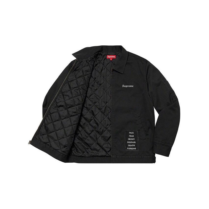 Supreme The Crow Work Jacket Brown M - POIZON Supreme The Crow Work Jacket Brown M - POIZON