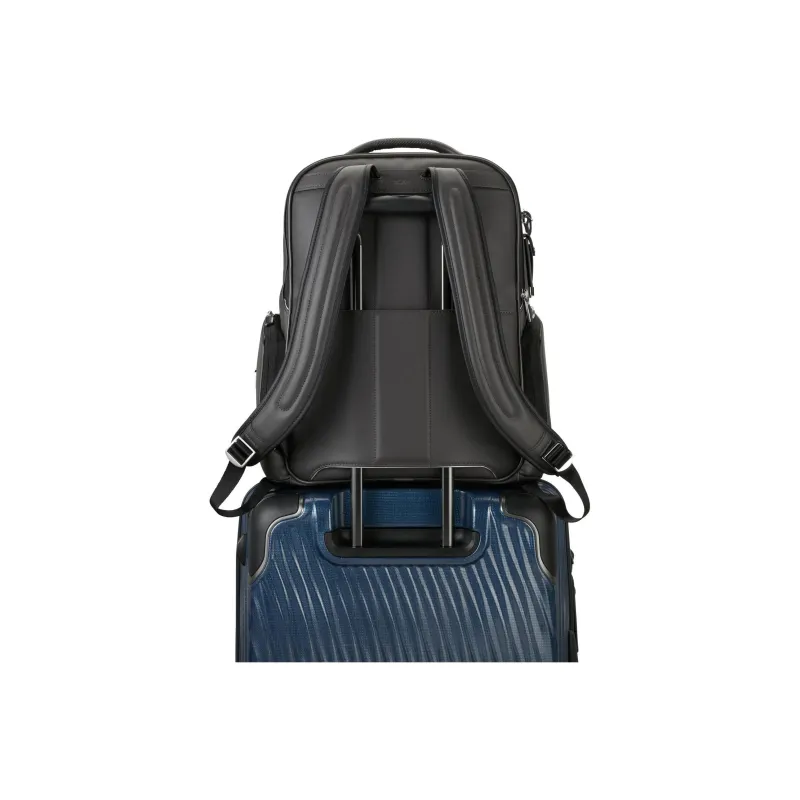 TUMI Cow Leather Backpack Regular Men's Taupe-5