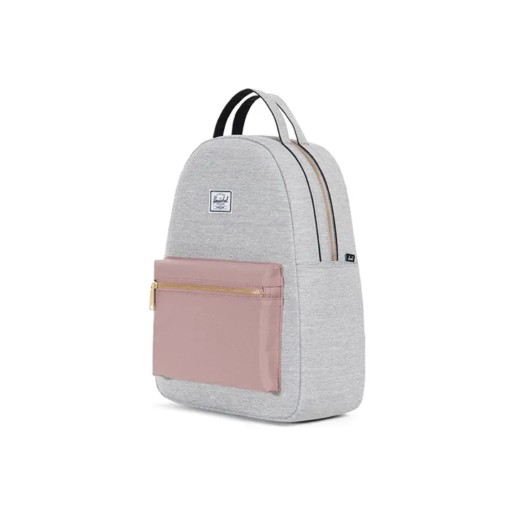 Herschel Polyester Backpack Small Size Women's Gray Pink-1