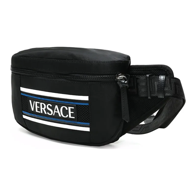 FANSIZHE Fabric Crossbody Bag, Sling Bag, Fanny Pack Regular Men's Black-1