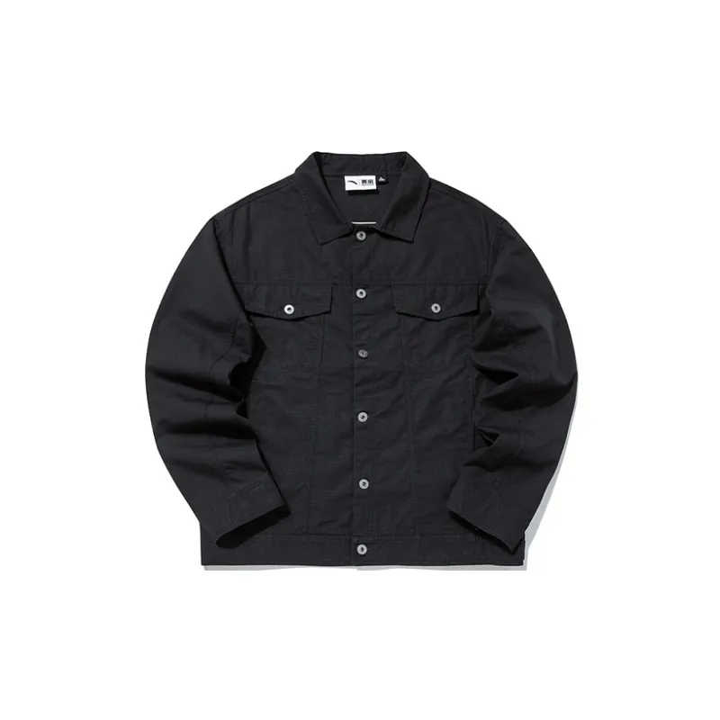 ANTA Basketball Collection Jackets Men Black-1
