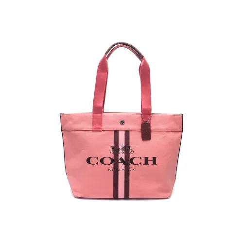 COACH Canvas Bag tote Laurent Bag Shopping Bag Handbag Shoulder Bag Women's Pink