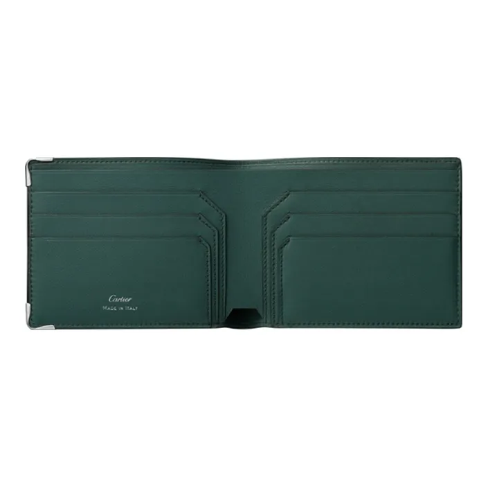 CARTIER Calfskin Bifold Wallet, Card Holder Women's Gradient Blue-2