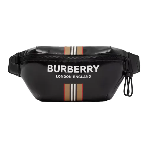 Burberry Canvas Fanny Pack Sling Bag Crossbody Bag Regular Men's Black