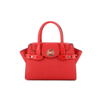MICHAEL KORS Carmen Cow Leather Handbag Shoulder Bag Crossbody Bag Small Size Women's True Red