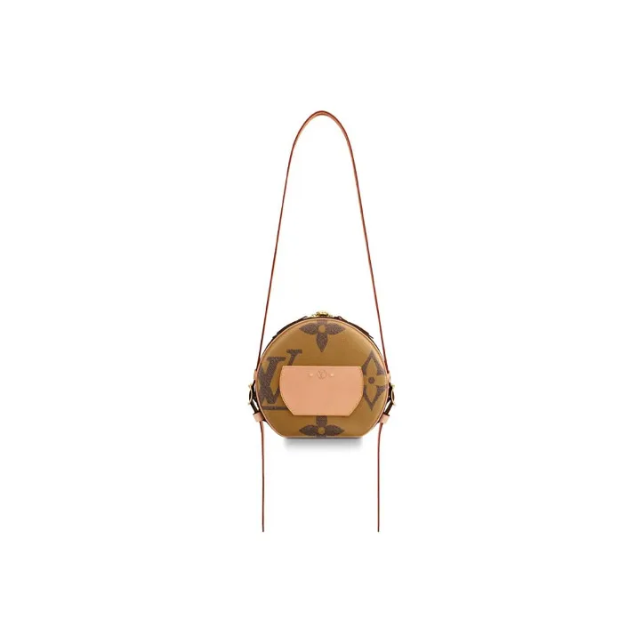 LOUIS VUITTON Boite Chapeau Souple Monogram Giant Reverse Brown-1