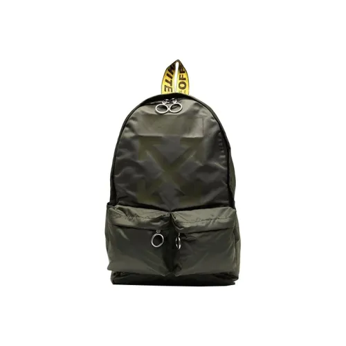 OFF-WHITE Travel Arrow Rucksack Backpack Green